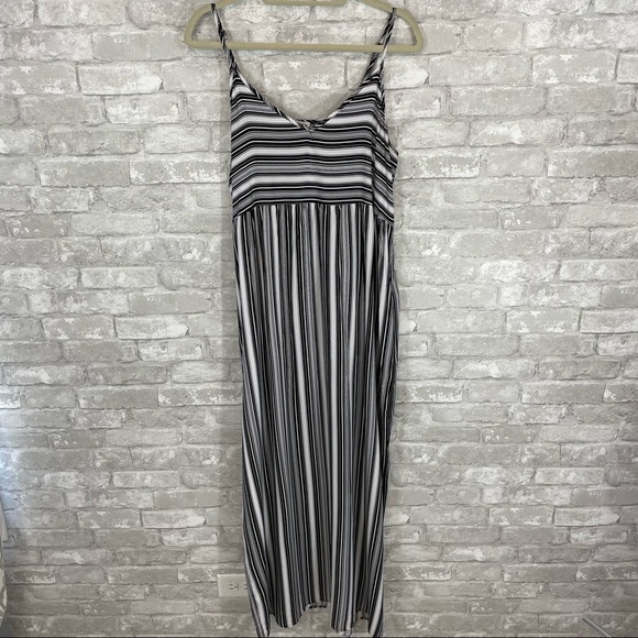 Eyeshadow Striped Maxi Dress - Picture 1 of 6